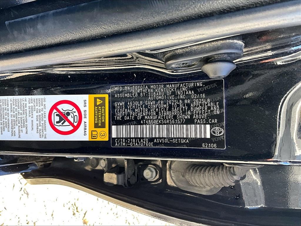 Used 2016 Toyota Camry XLE image 30