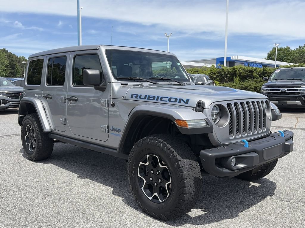 Used 2021 Jeep Wrangler Unlimited Rubicon 4xe w/ Steel Bumper Group AWD/4WD image 9