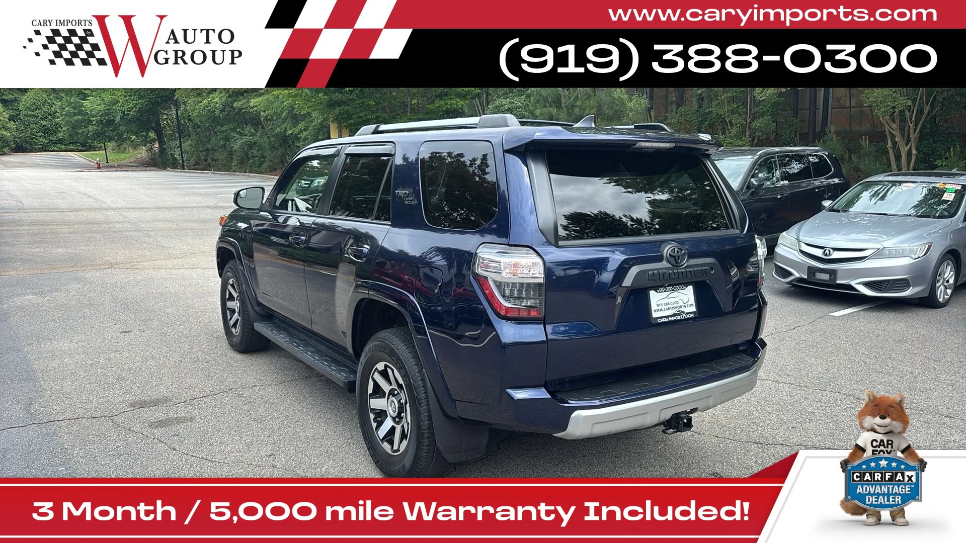 Used 2018 Toyota 4Runner TRD Off-Road AWD/4WD image 7