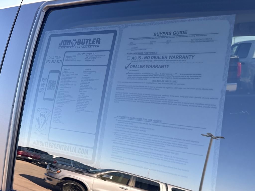 Used 2018 GMC Canyon SLT w/ Driver Alert Package image 36