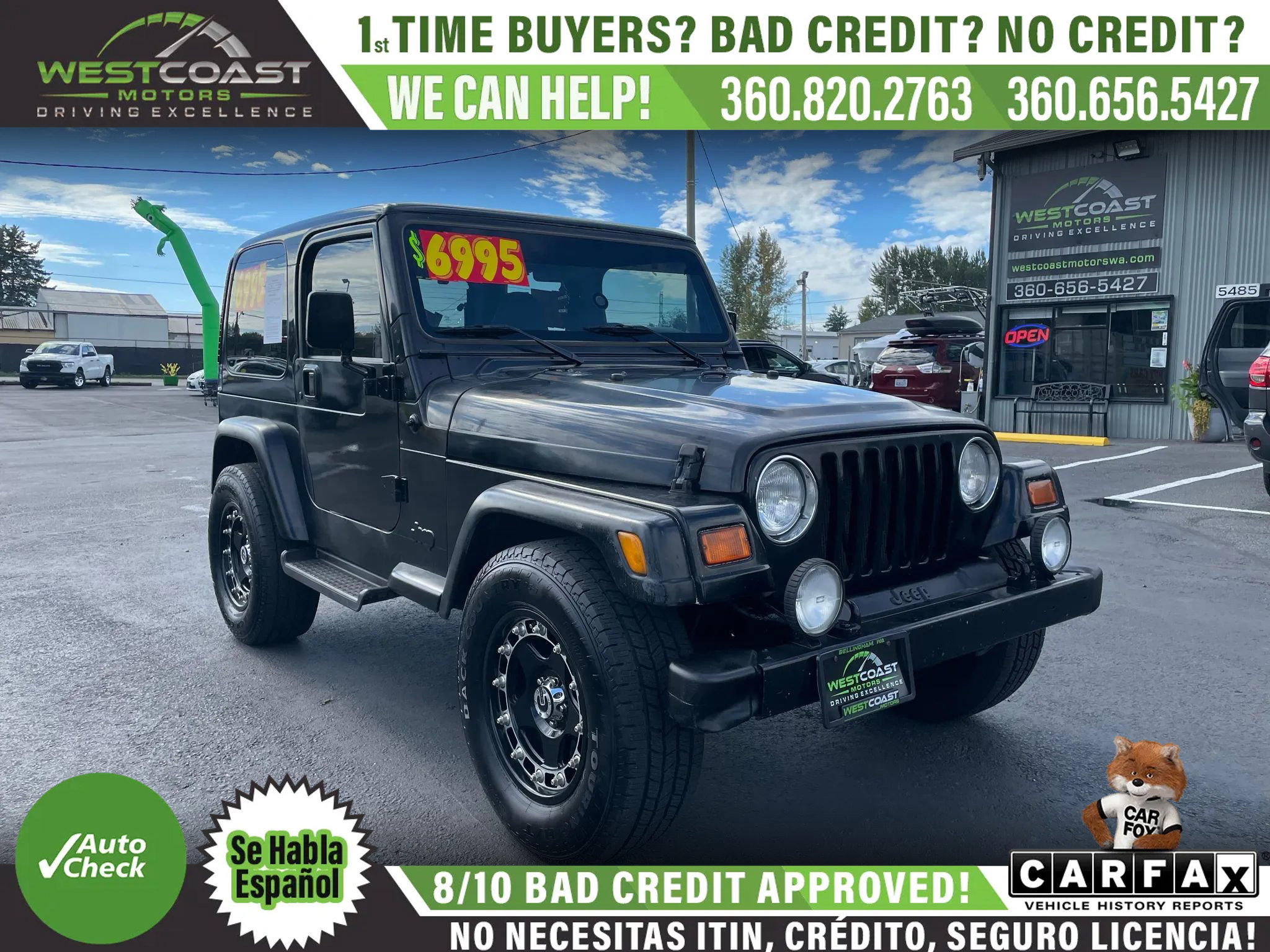 Used 1997 Jeep Wrangler Sport