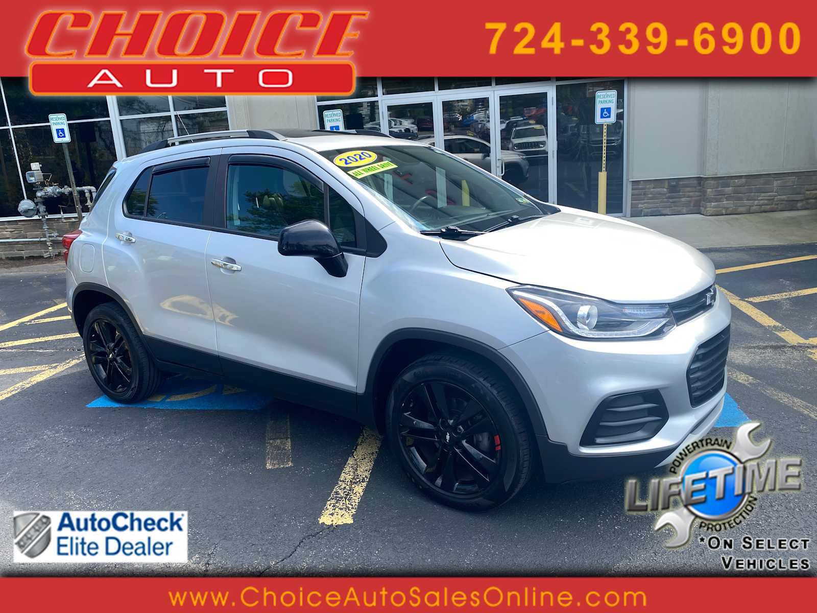 Used 2020 Chevrolet Trax LT w/ Sun & Sound Package AWD/4WD image 1