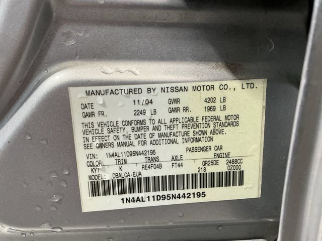 Used 2005 Nissan Altima 2.5 S w/ (F01) Convenience Pkg FWD image 23
