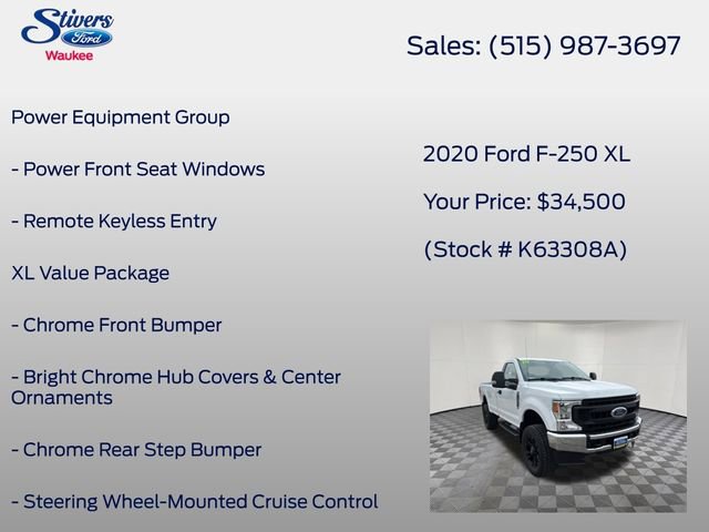 Used 2020 Ford F250 XL w/ Power Equipment Group image 15