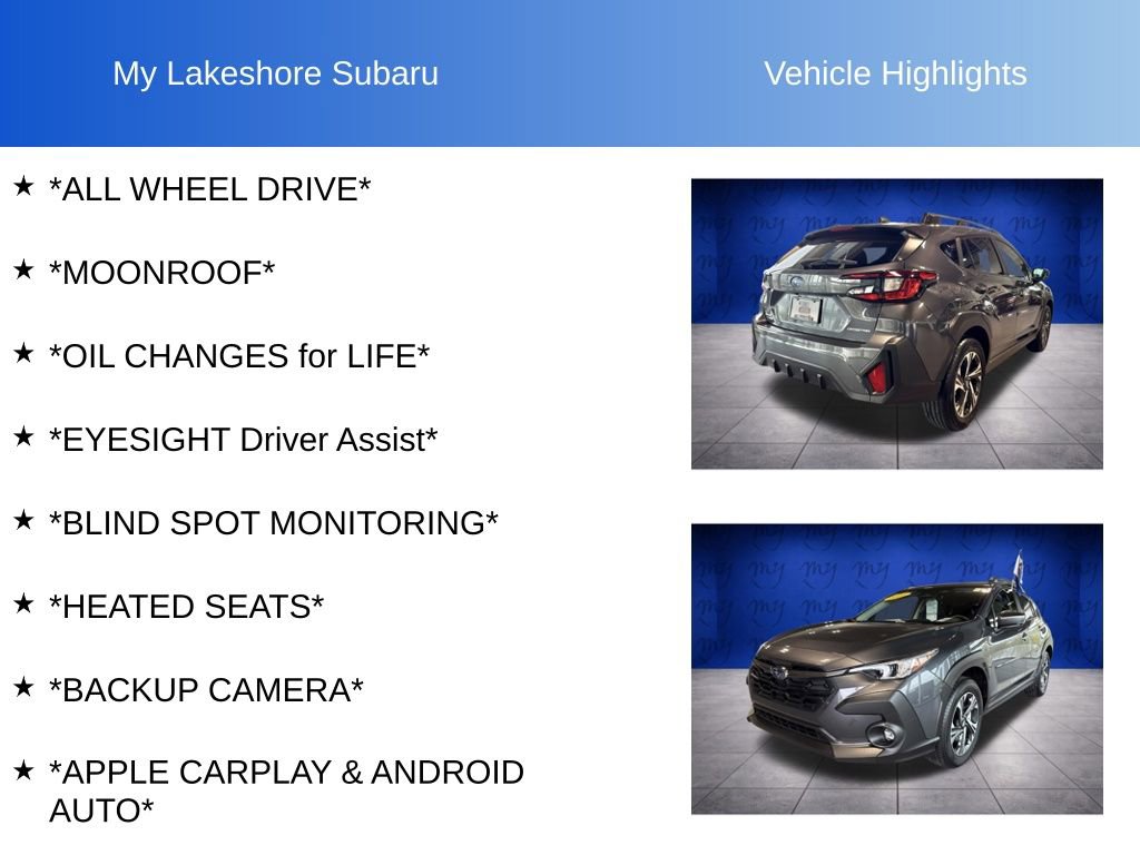 Certified 2025 Subaru Crosstrek 2.0i Premium AWD/4WD image 6