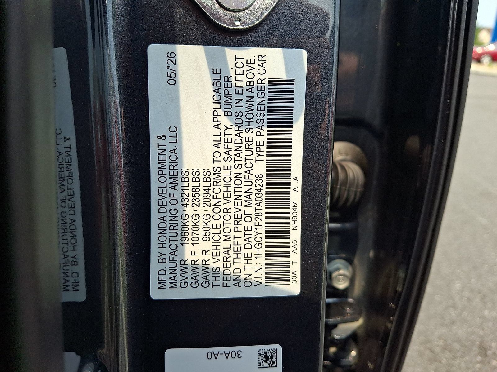 New 2026 Honda Accord LX image 10