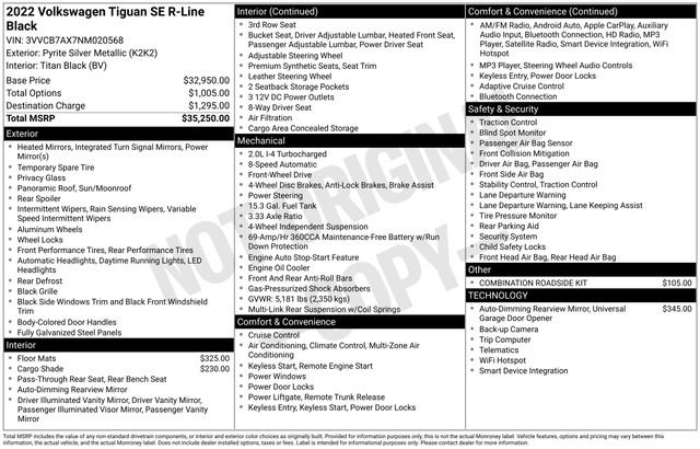 Used 2022 Volkswagen Tiguan SE R-Line image 15