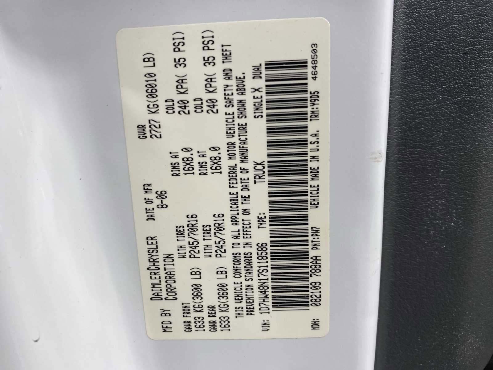 Used 2007 Dodge Dakota SLT w/ Mopar Chrome Edition Group image 21