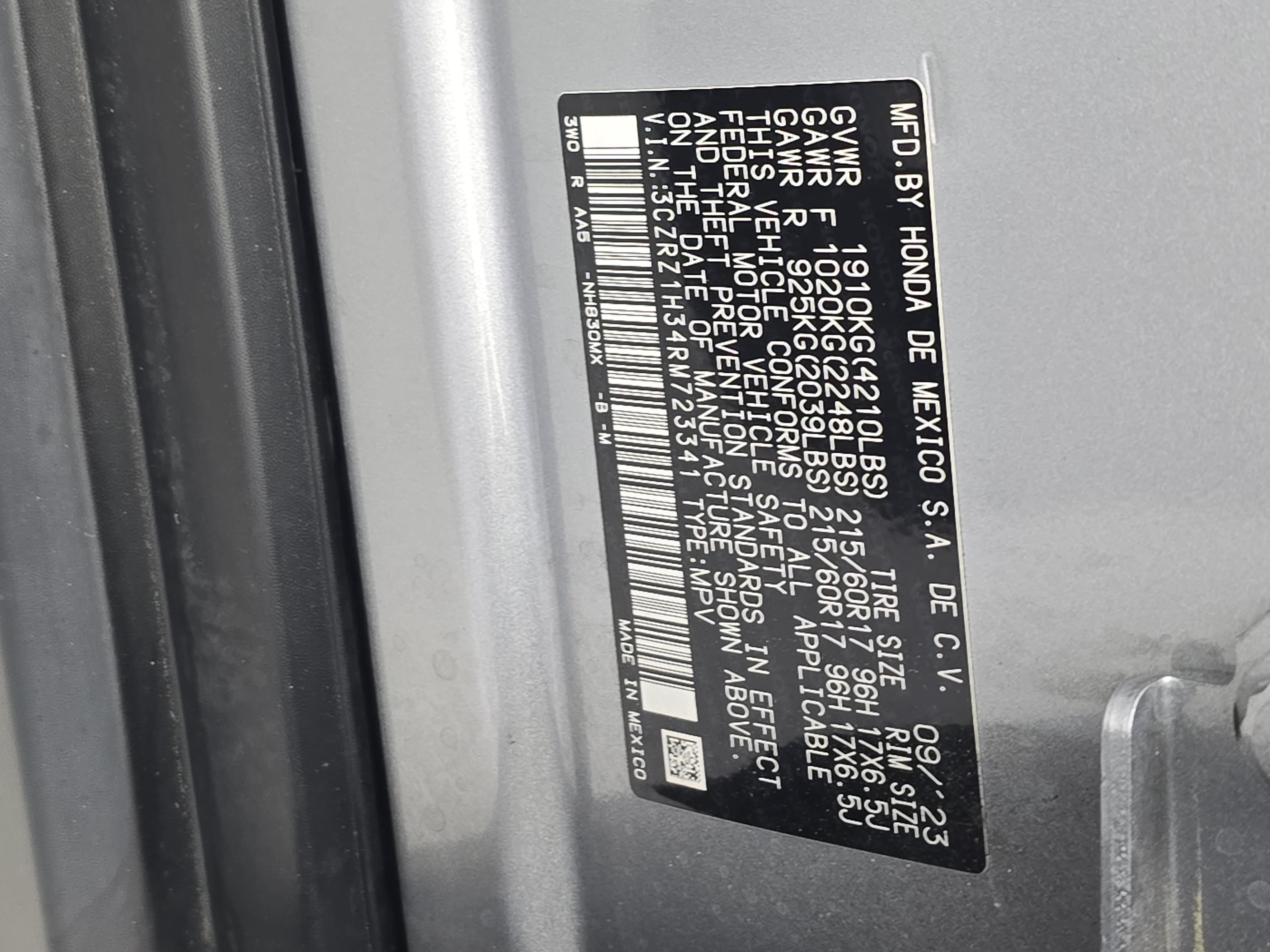 Used 2024 Honda HR-V LX image 34