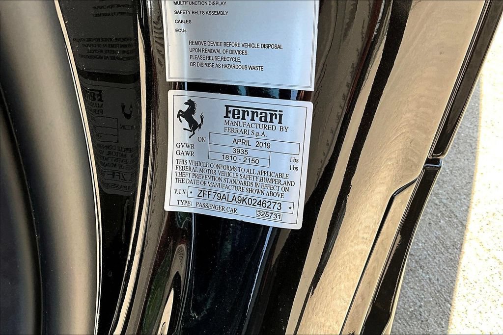 Used 2019 Ferrari 488 GTB RWD image 17
