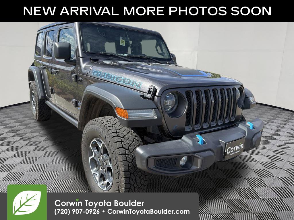 Used 2023 Jeep Wrangler Unlimited Rubicon 4xe w/ Cold Weather Group AWD/4WD 360° Tour