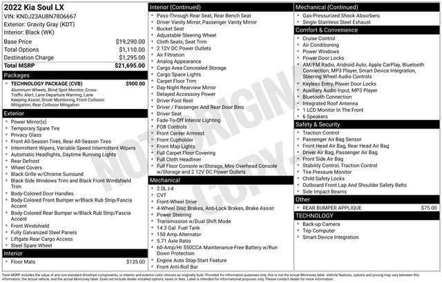 Used 2022 Kia Soul LX w/ Technology Package image 28