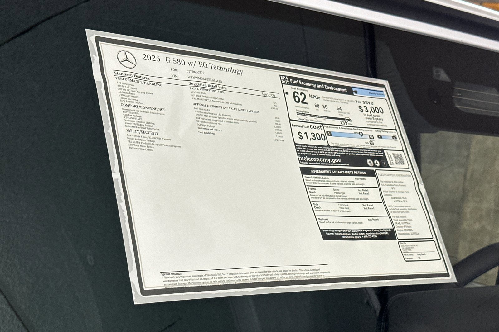 New 2025 Mercedes-Benz G 580 w/ EQ Technology image 30