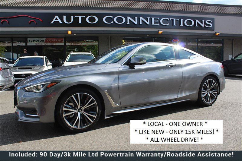 Used 2021 INFINITI Q60 3.0t Luxe w/ Essential Package AWD/4WD image 1