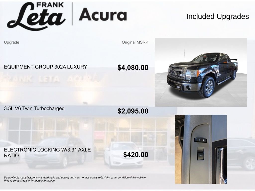 Used 2014 Ford F150 XLT w/ Equipment Group 302A Luxury image 6