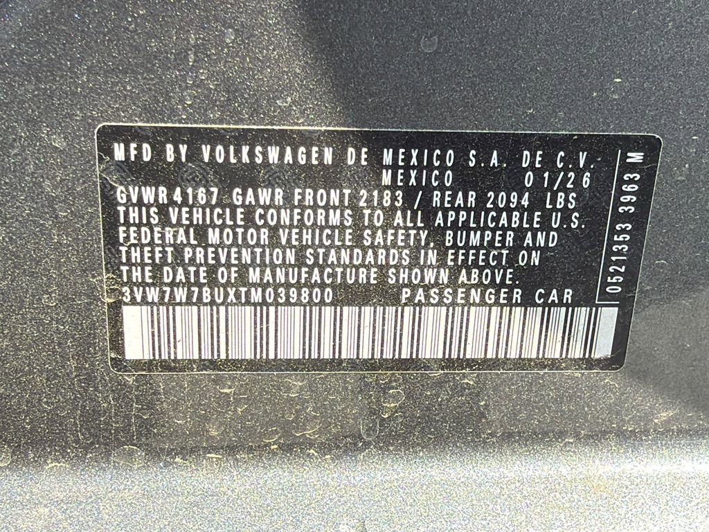 New 2026 Volkswagen Jetta SE image 31