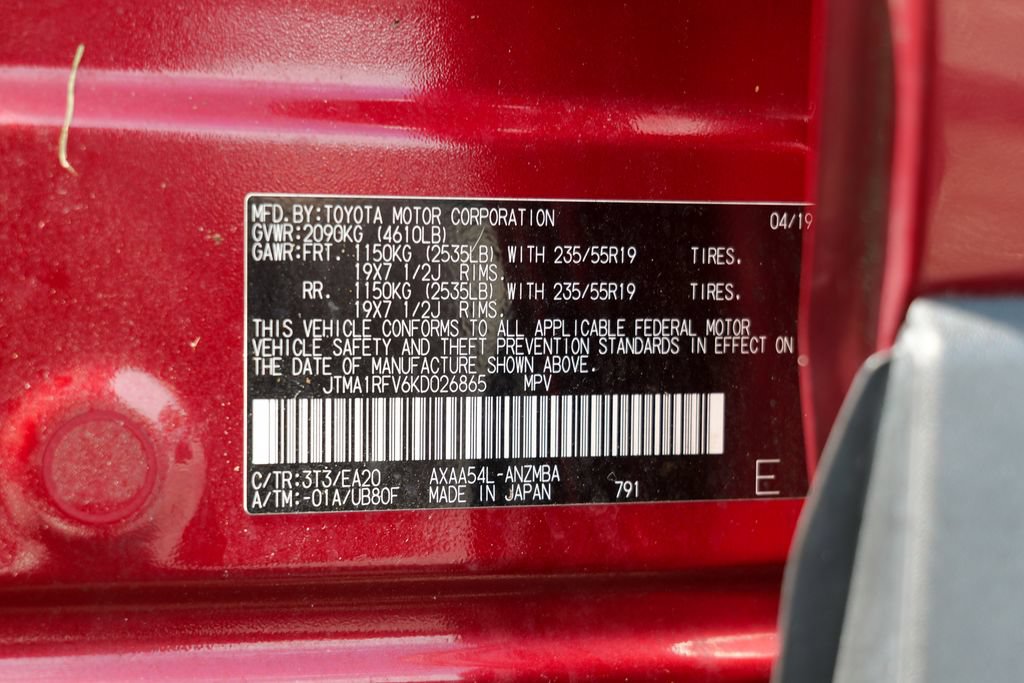Used 2019 Toyota RAV4 XLE Premium w/ All Weather Liner Package AWD/4WD image 59