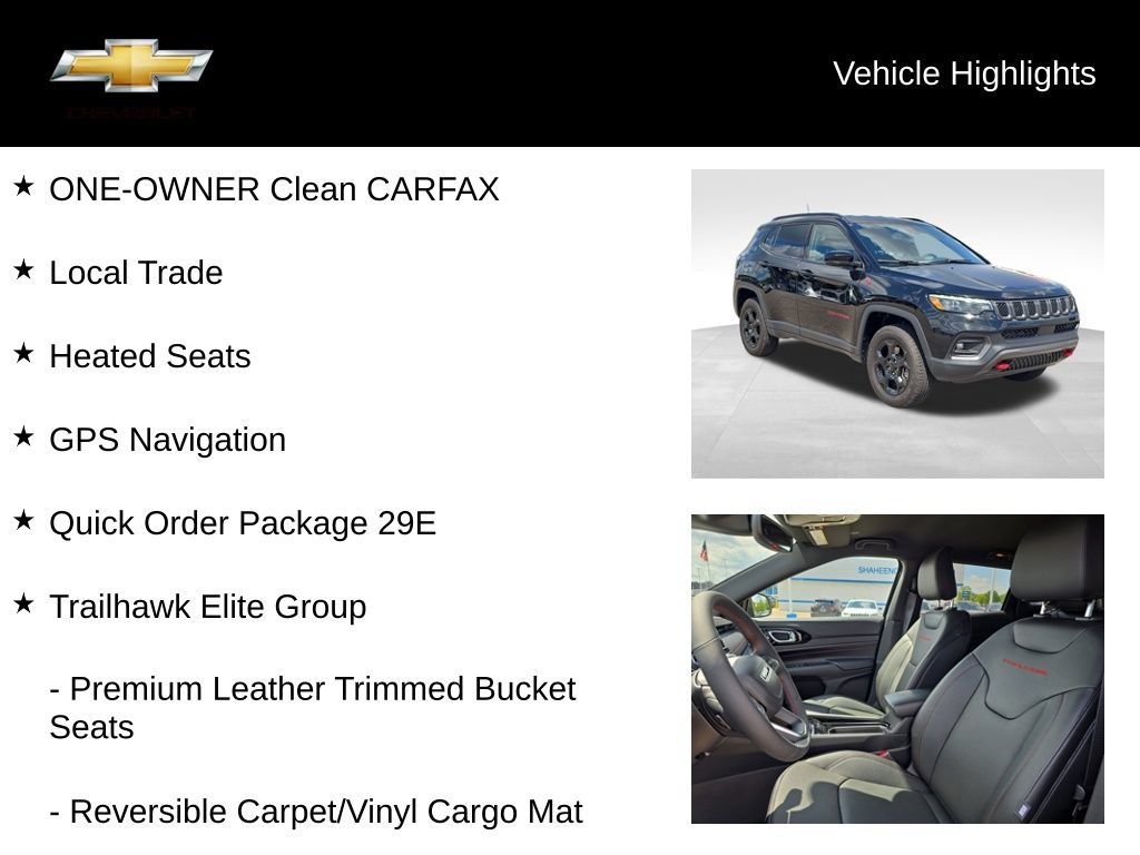 Used 2024 Jeep Compass Trailhawk w/ Trailhawk Elite Group AWD/4WD image 17