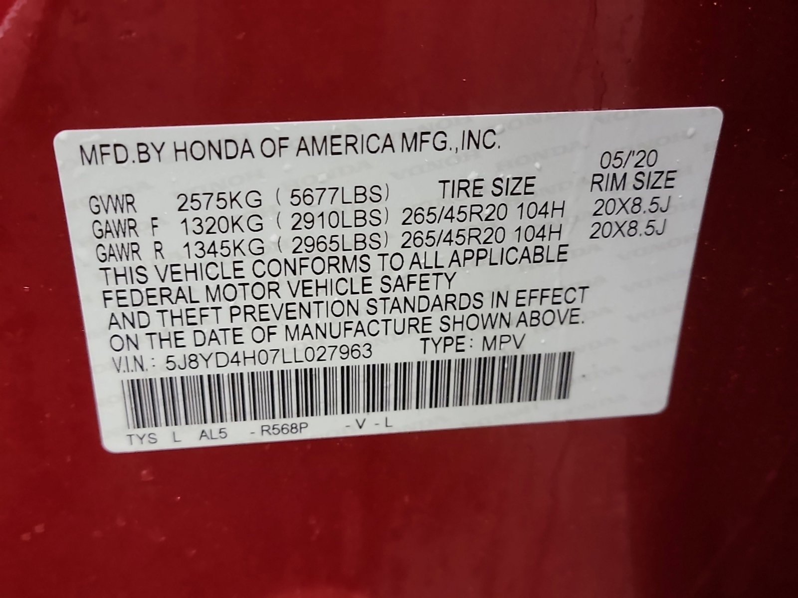 Used 2020 Acura MDX A-Spec image 33