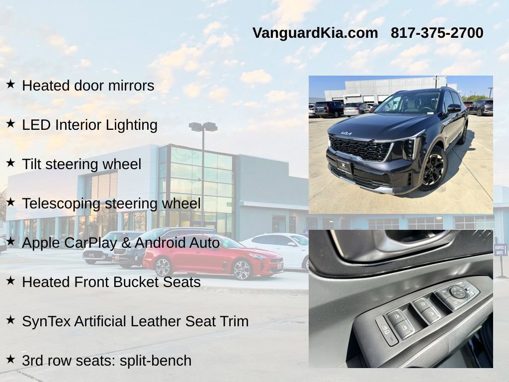 Certified 2026 Kia Sorento S w/ S Panoramic Sunroof Package FWD image 18