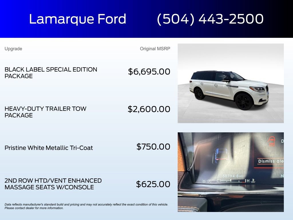 Certified 2023 Lincoln Navigator Black Label image 2