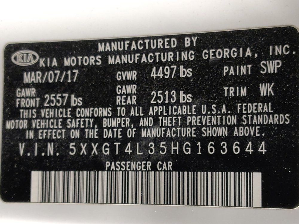 Used 2017 Kia Optima LX w/ Option Group 014 image 33