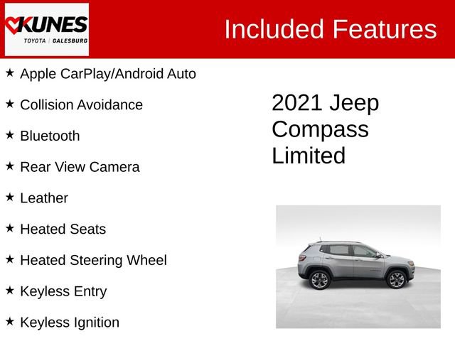 Used 2021 Jeep Compass Limited image 2