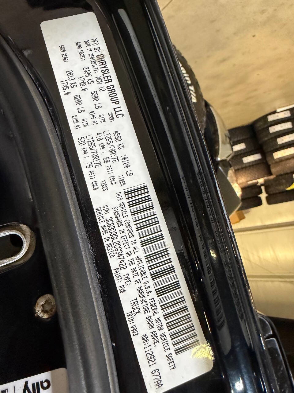 Used 2012 RAM 3500 ST w/ Chrome Appearance Group AWD/4WD image 45