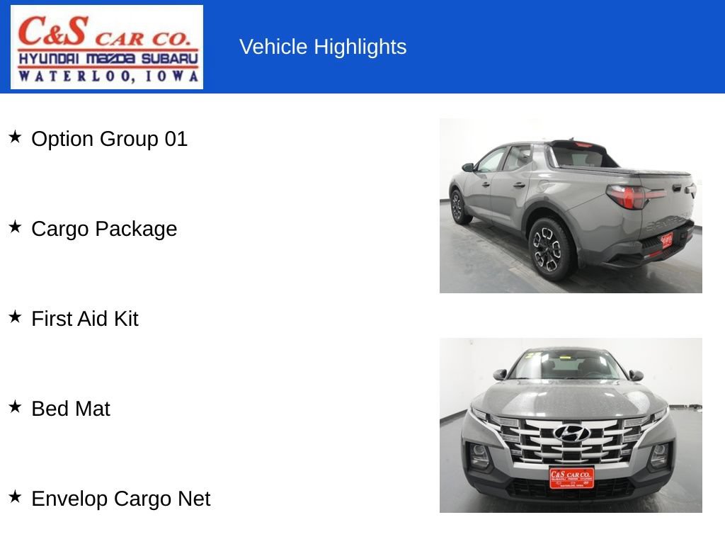 Used 2022 Hyundai Santa Cruz SEL w/ Cargo Package AWD/4WD image 7