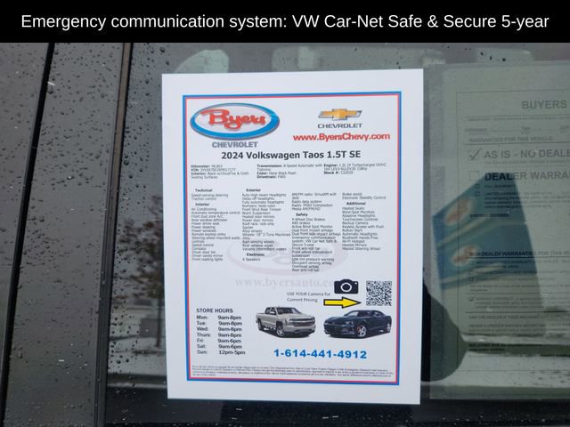 Used 2024 Volkswagen Taos SE image 11