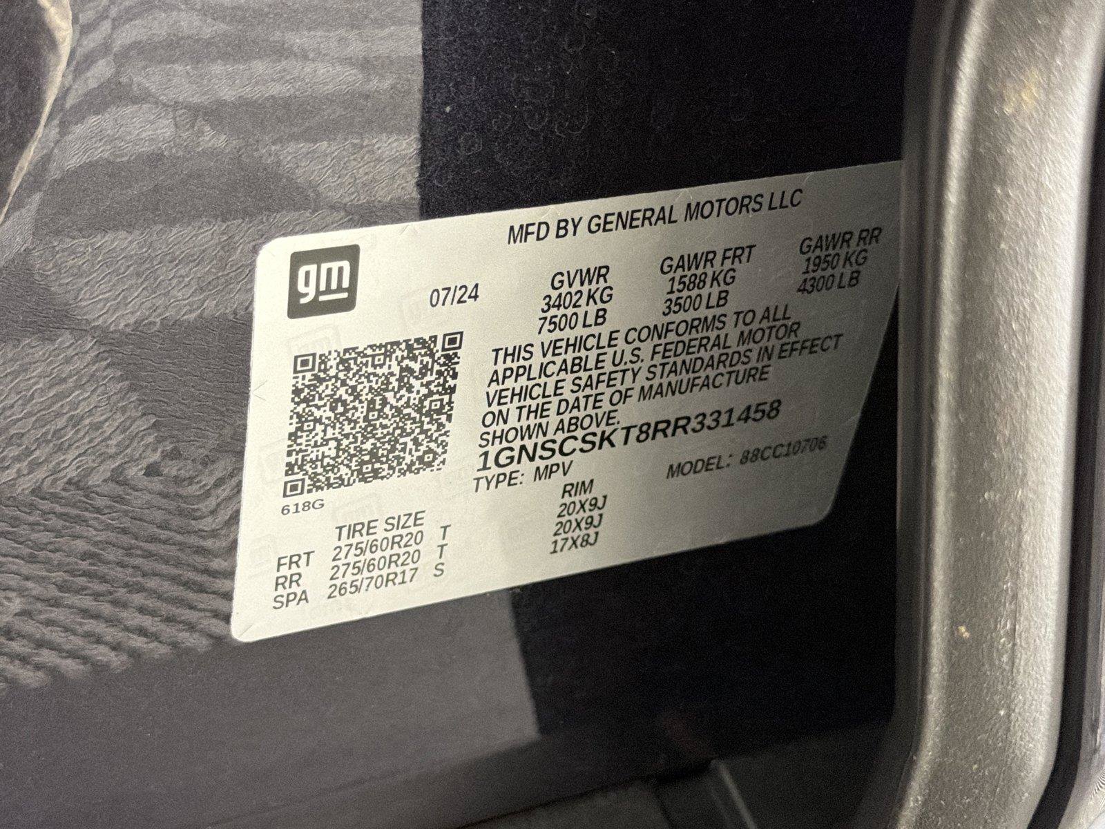 Certified 2024 Chevrolet Tahoe Premier w/ Premium Package RWD image 35