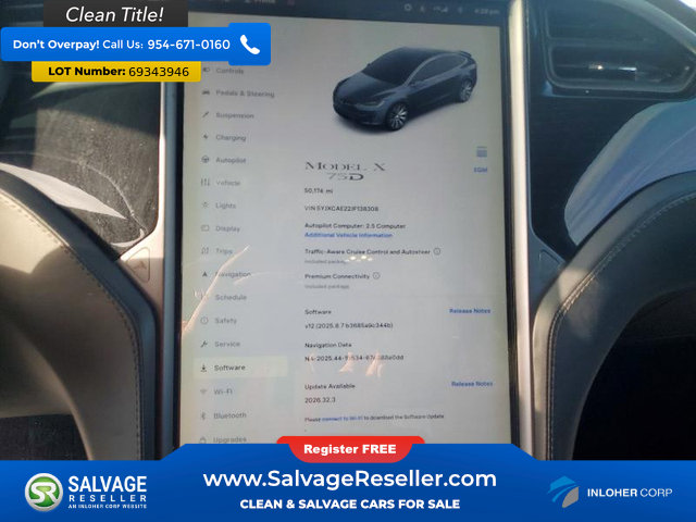 Used 2018 Tesla Model X 75D AWD/4WD image 12