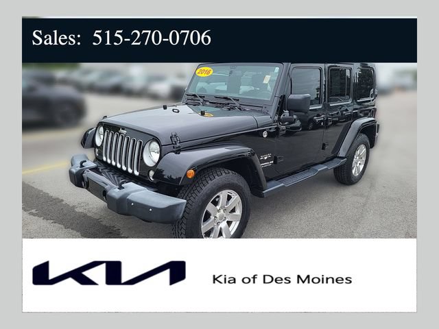 Used 2016 Jeep Wrangler Unlimited Sahara w/ Connectivity Group AWD/4WD 360° Tour