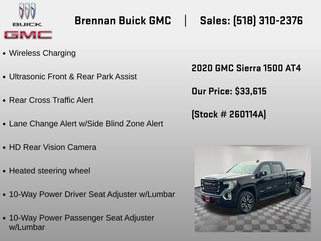 Certified 2020 GMC Sierra 1500 AT4 w/ AT4 Premium Package AWD/4WD image 24