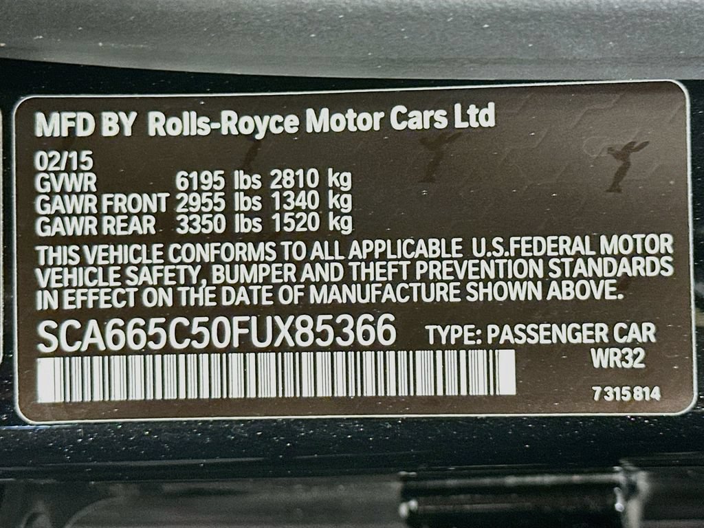 Used 2015 Rolls-Royce Wraith RWD image 18