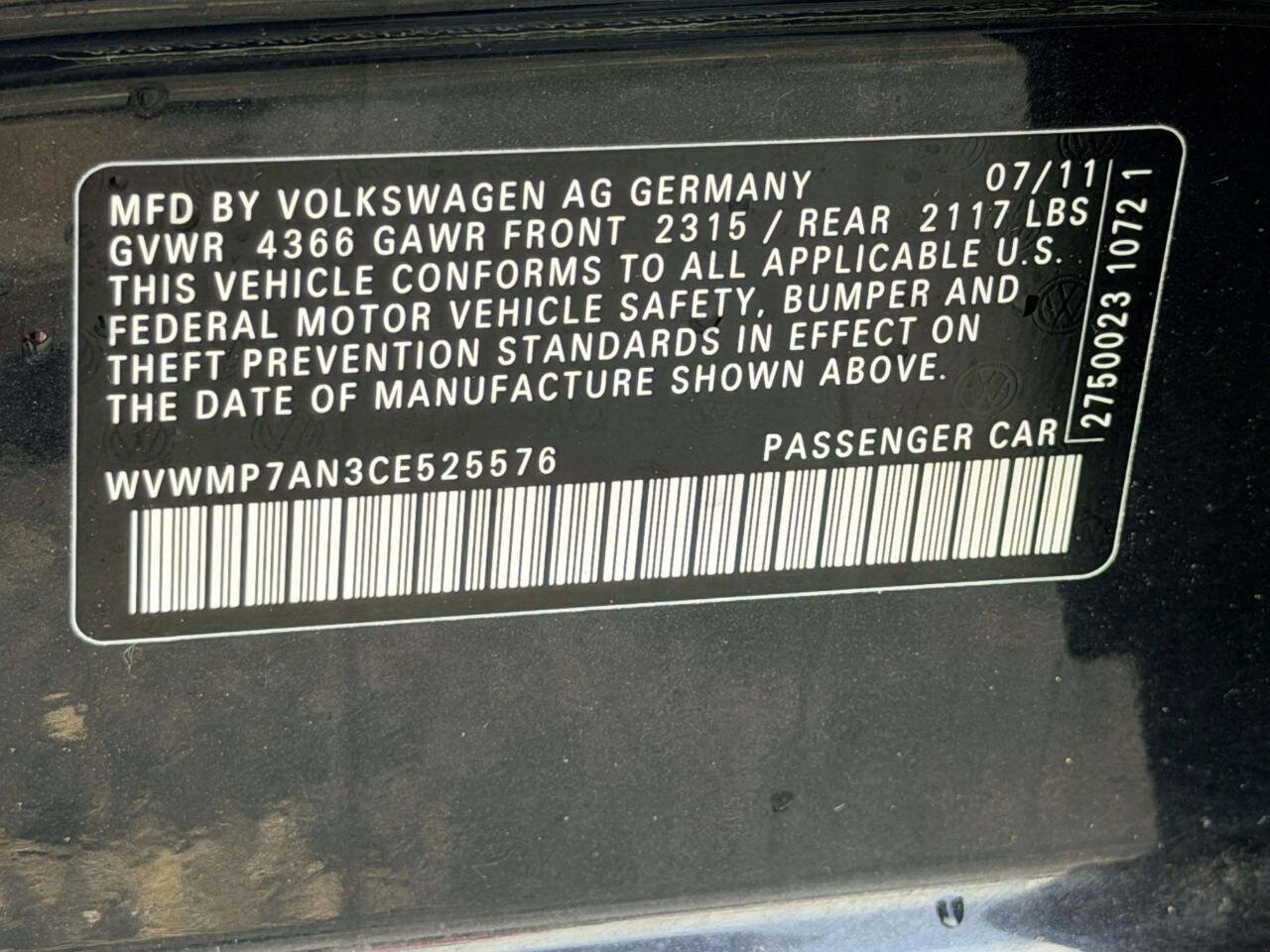 Used 2012 Volkswagen CC R-Line FWD image 20