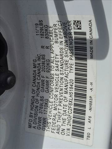 Used 2020 Honda Civic LX image 15