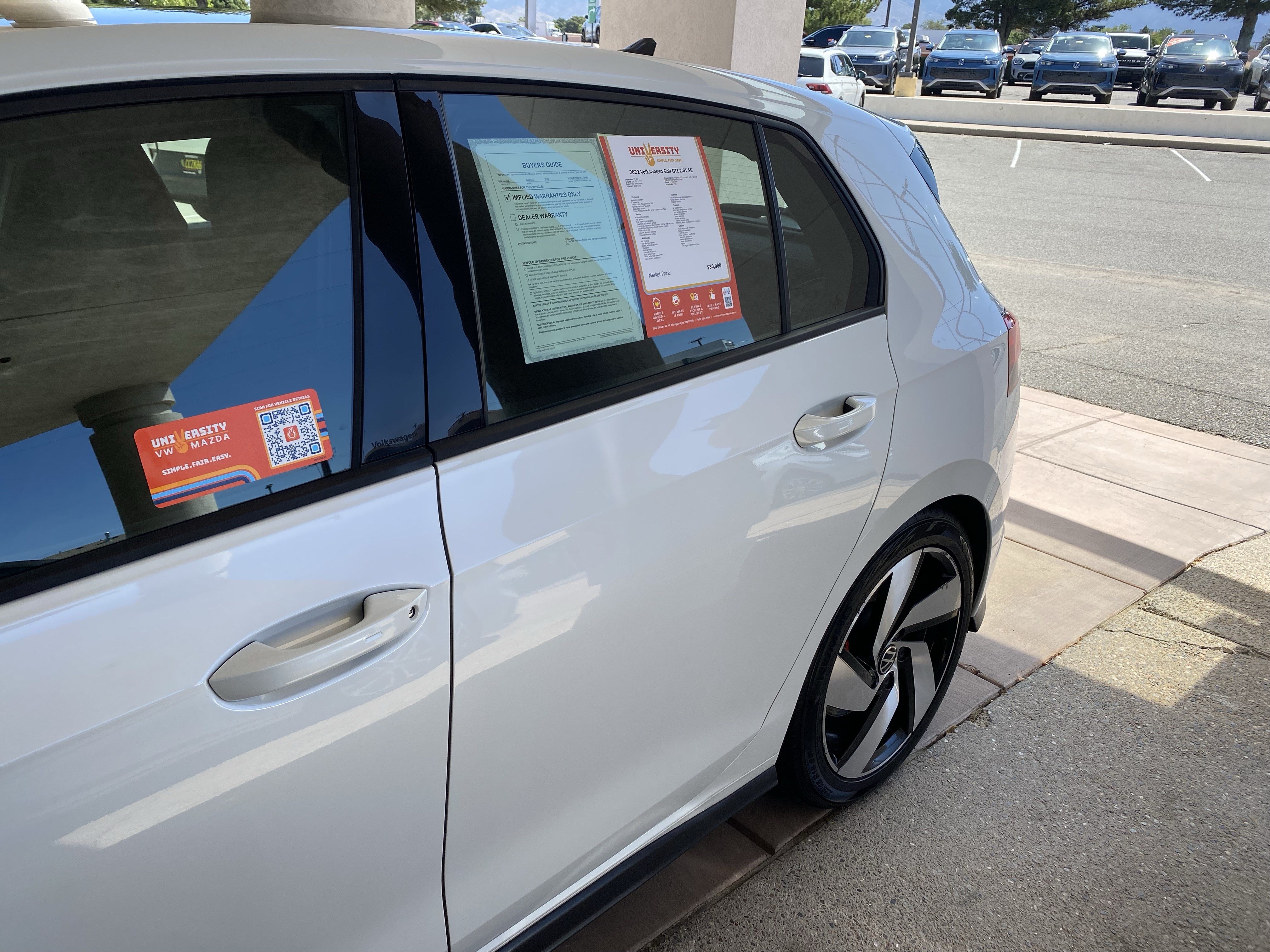 Certified 2022 Volkswagen GTI SE FWD image 53