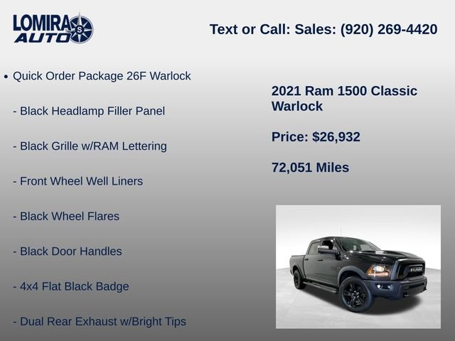 Used 2021 RAM 1500 Warlock AWD/4WD image 14