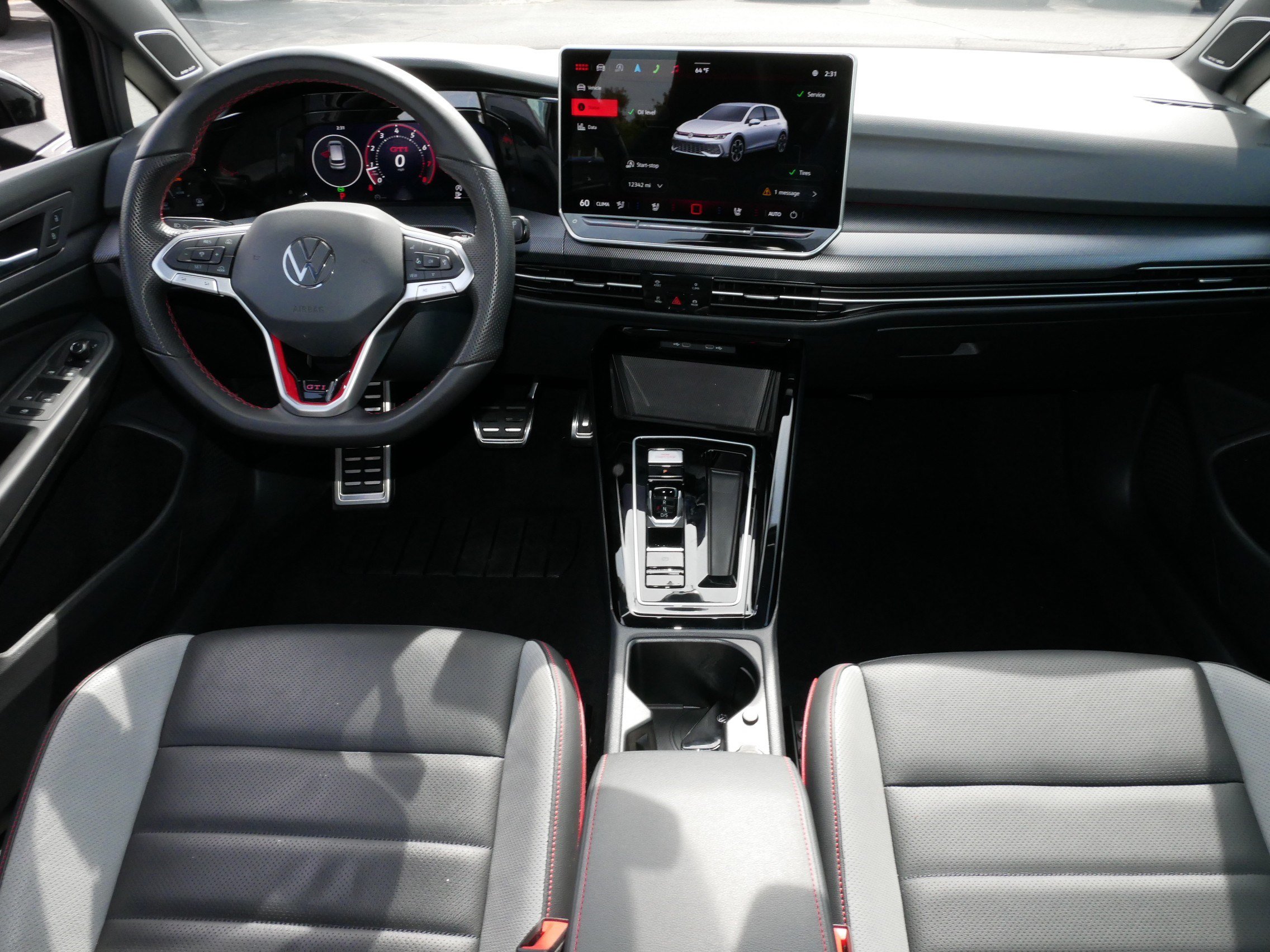 Certified 2025 Volkswagen GTI SE w/ SE Leather Seating Package FWD image 10