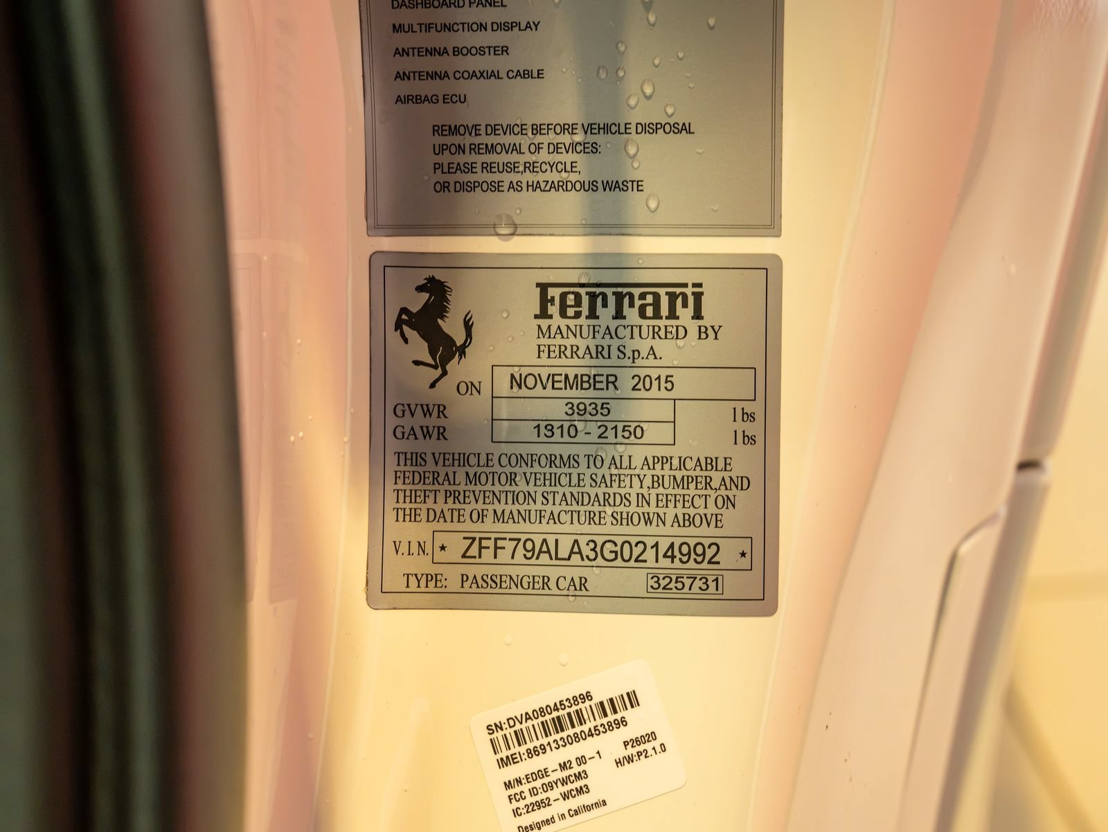 Certified 2016 Ferrari 488 GTB RWD image 25