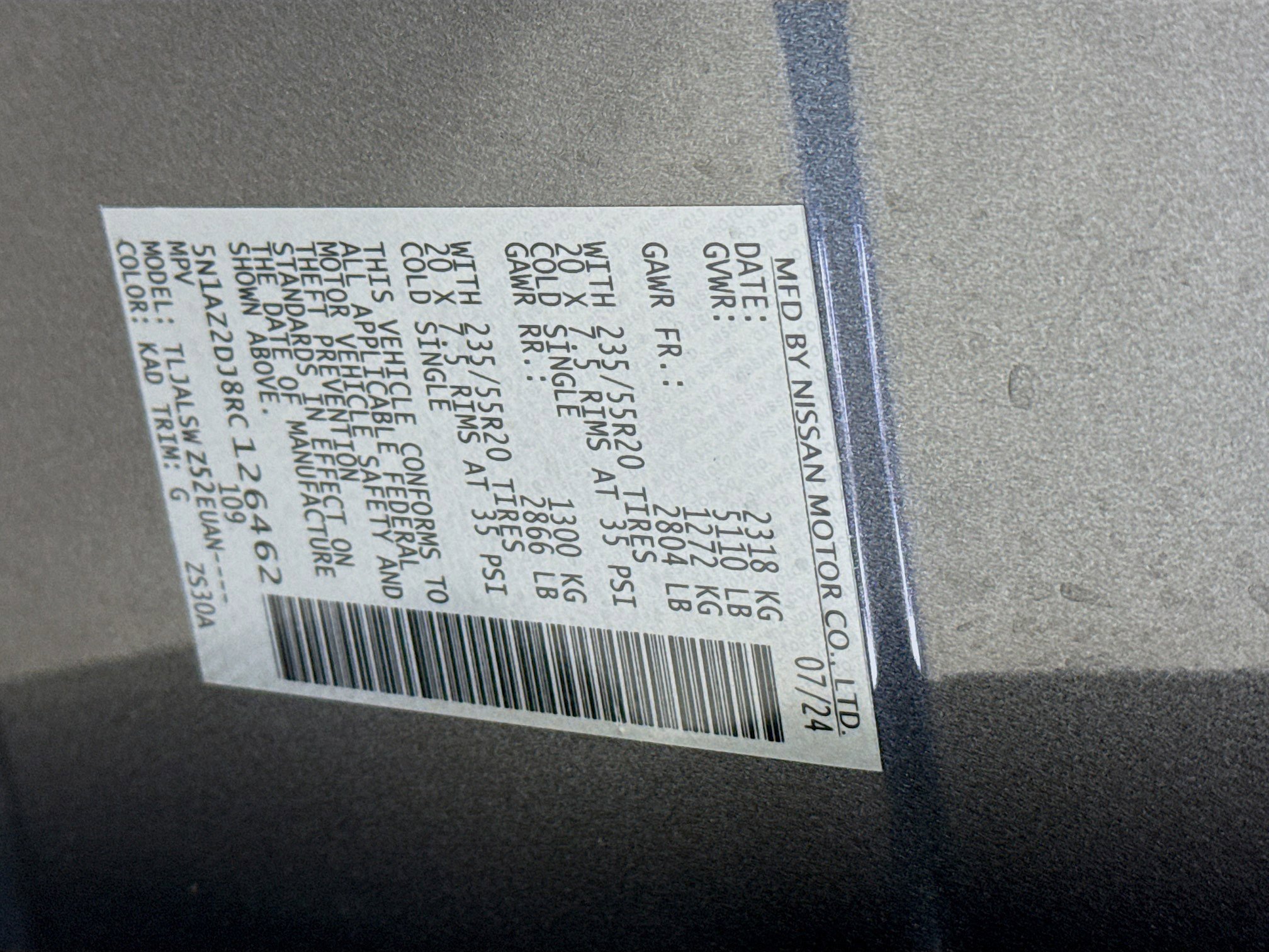 Used 2024 Nissan Murano Platinum w/ Cargo Package image 40