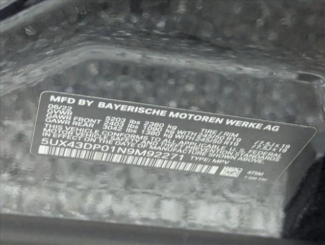 Certified 2022 BMW X3 sDrive30i w/ Premium Package 2 image 20