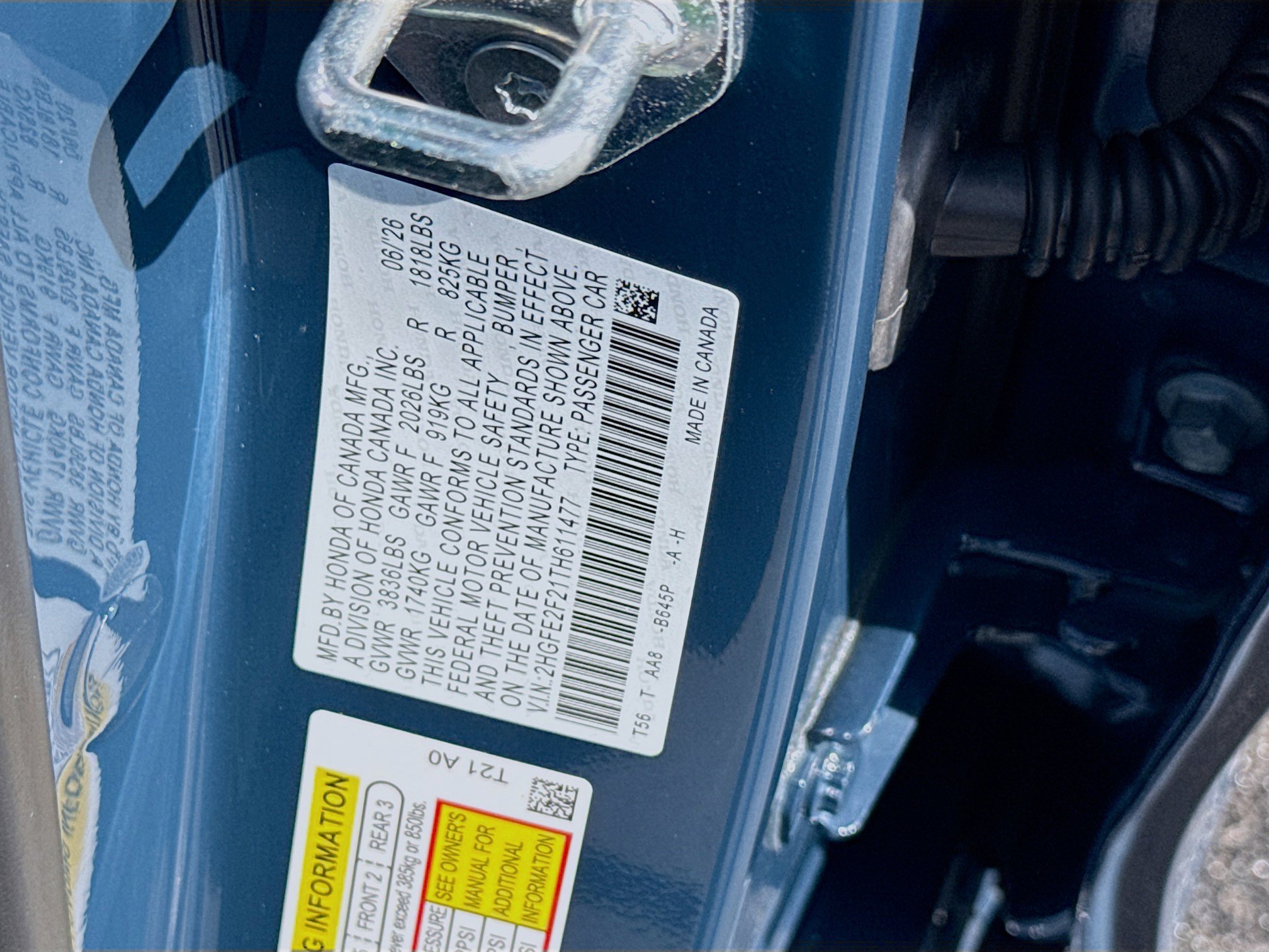 New 2026 Honda Civic LX image 26