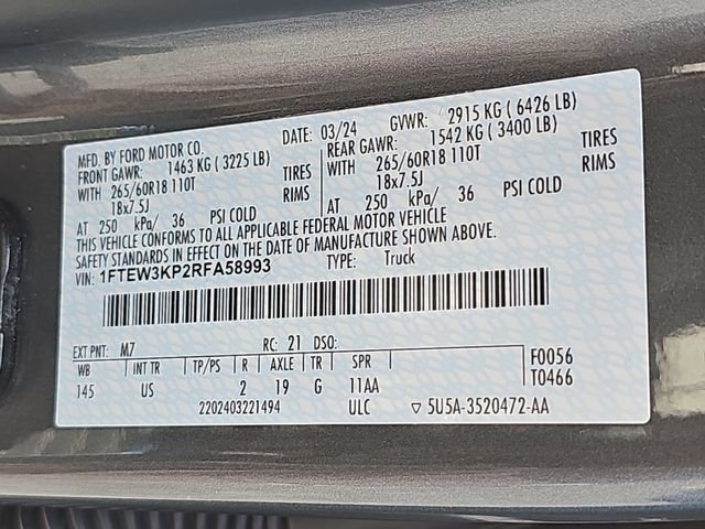 Used 2024 Ford F150 XLT w/ Equipment Group 302A MID image 35