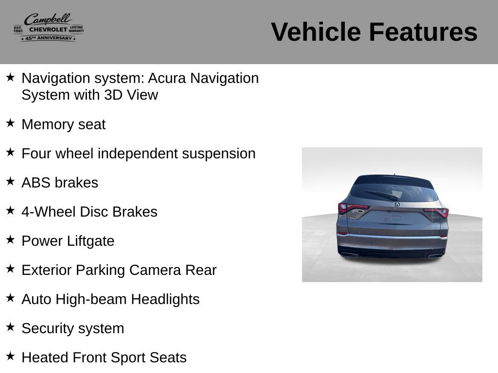 Used 2024 Acura MDX w/ Technology Package FWD image 5