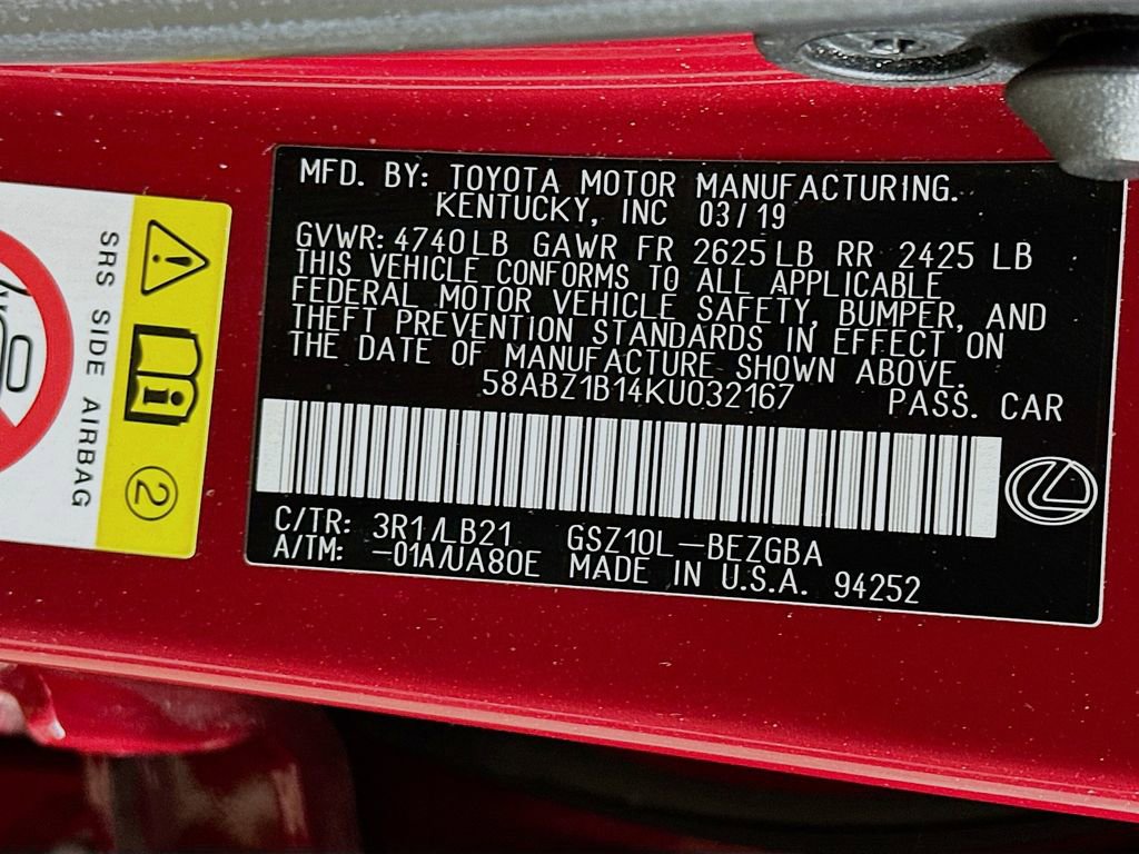 Used 2019 Lexus ES 350 Luxury w/ Accessory Package 2 image 40