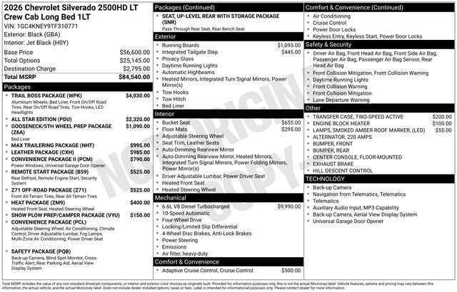 New 2026 Chevrolet Silverado 2500 LT AWD/4WD image 18