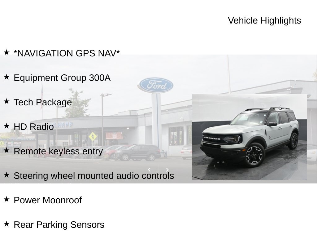 Used 2022 Ford Bronco Sport Outer Banks w/ Tech Package AWD/4WD image 18