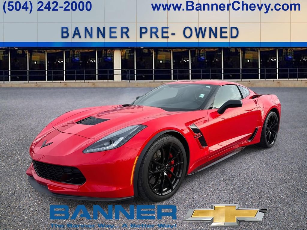 Used 2019 Chevrolet Corvette Grand Sport w/ Carbon Flash Badge Package image 1